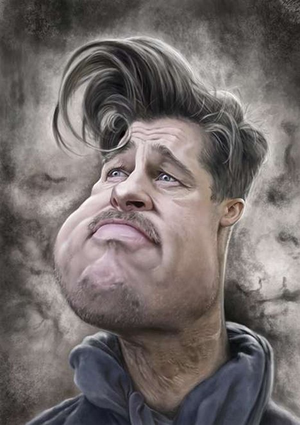 caricatures 01 Funny Caricatures of Celebrities by Patrick Strogulski