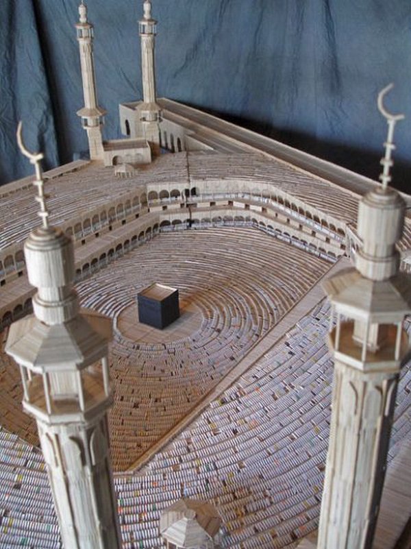 toothpicks 08 A Miniature City Made out of Millions of Toothpicks