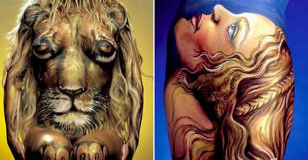 body painting art 21 Incredible Painting on Human Body