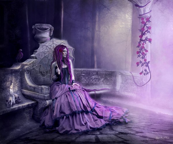 carina crimm fantasy art 10 10 Marvellously Gothic Angels Art Photos