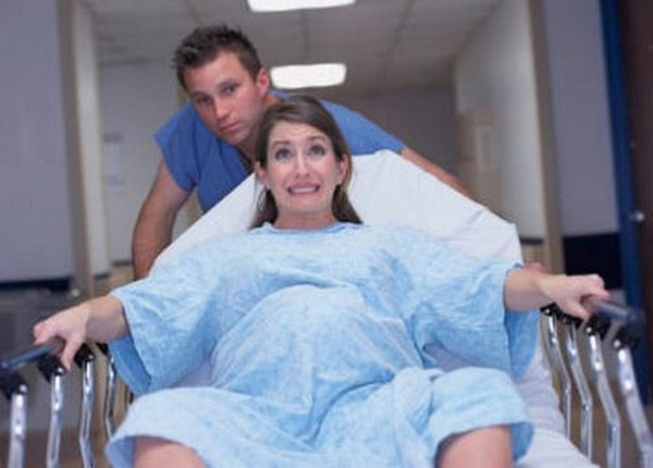 Pregnant Woman Pushing 42