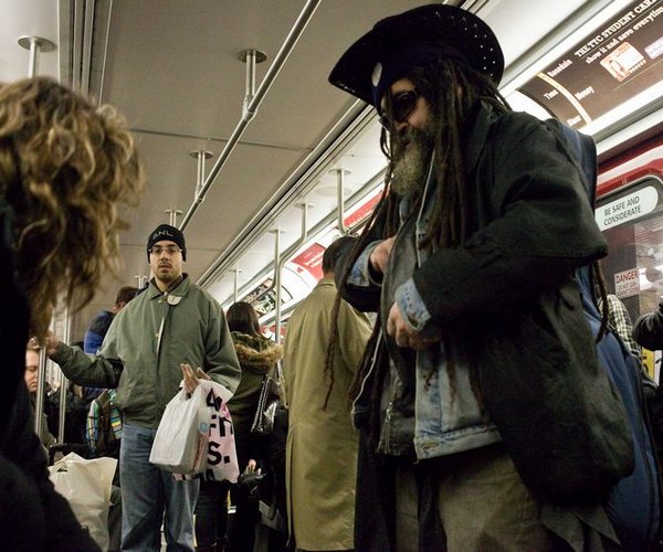 weirdest people in the subway 10 20 Weirdest People On The Subway