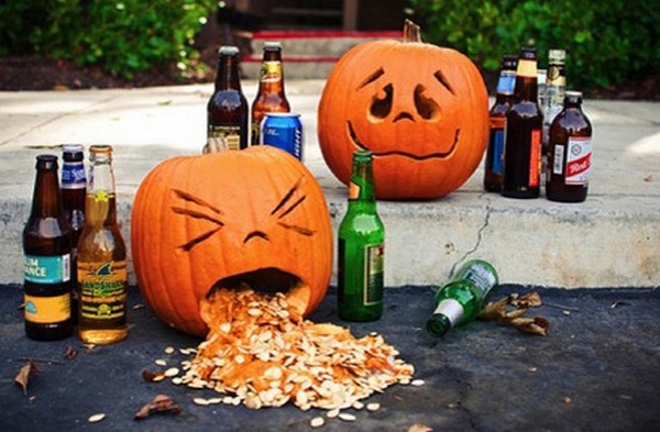 drunk pumpkins 07 Pumpkins + Alcohol = Not Feeling So Good