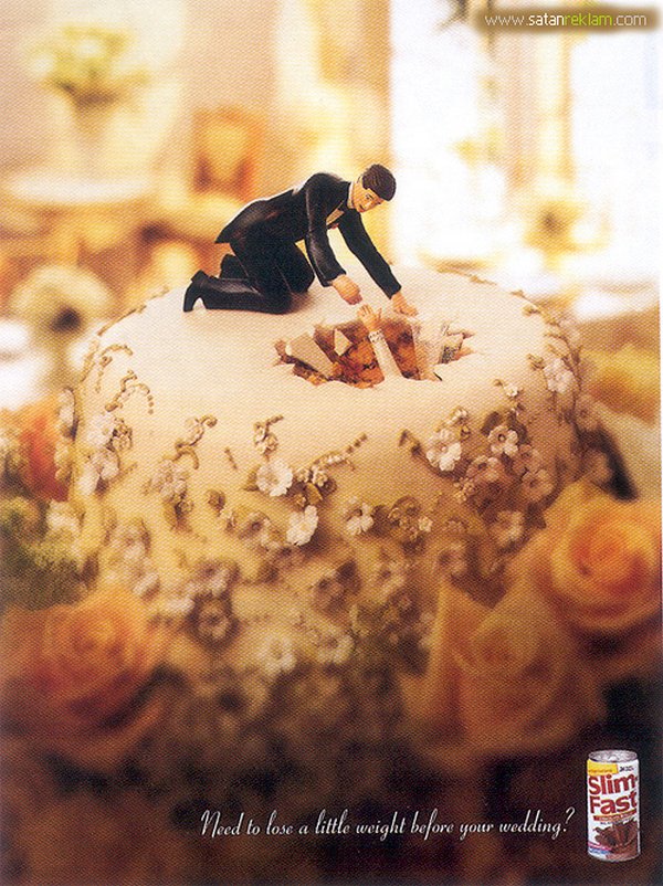 wedding cake 03 25 Funny Ways to Decorate Your Special Wedding Cake 