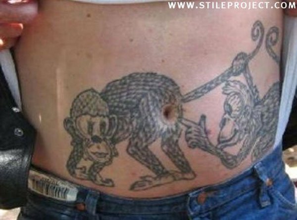 tattoos 04 Top 10 Improperly Placed Tattoos