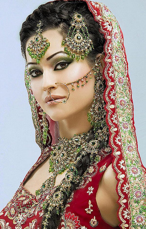 indian brides 16 Lovely & Gorgeous Beauty Of Indian Brides