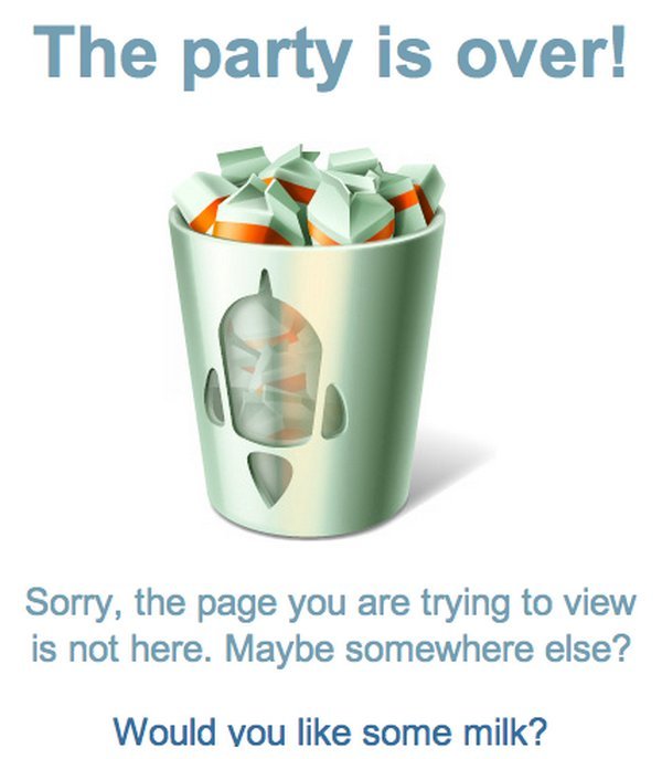error pages 20 30 Funny 404 Error Pages
