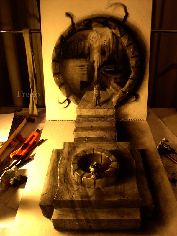 3d drawings by fredo 03 20 Unbelievable 3D Drawings By 18 Year Old Boy 