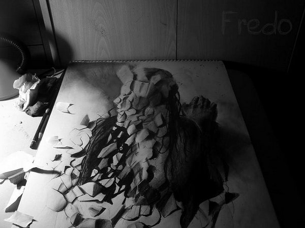 3d drawings by fredo 16 20 Unbelievable 3D Drawings By 18 Year Old Boy 