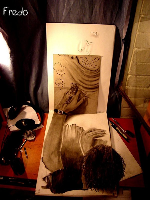 3d drawings by fredo 18 20 Unbelievable 3D Drawings By 18 Year Old Boy 