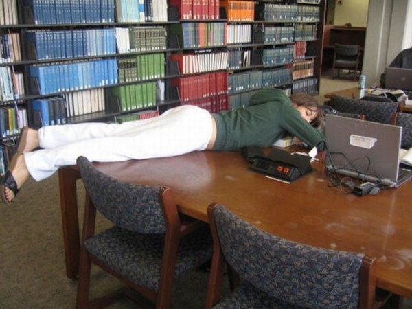 sleeping in library 10 Sleeping In The Library
