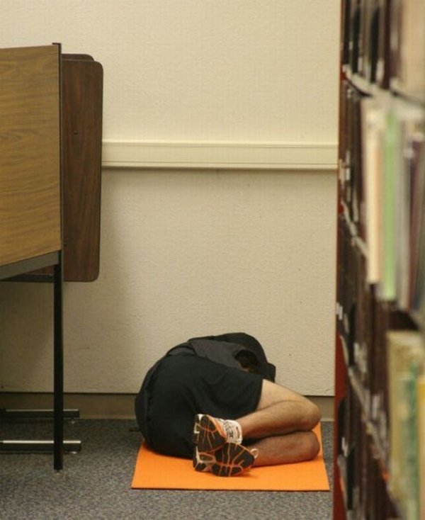 sleeping in library 17 Sleeping In The Library