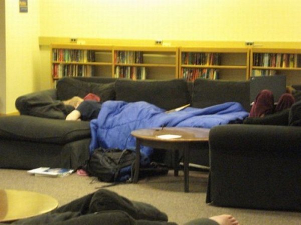 sleeping in library 18 Sleeping In The Library