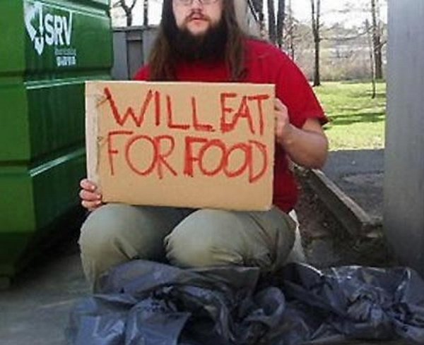 homeless signs 10 Creative Hilarious But Sad Homeless Signs