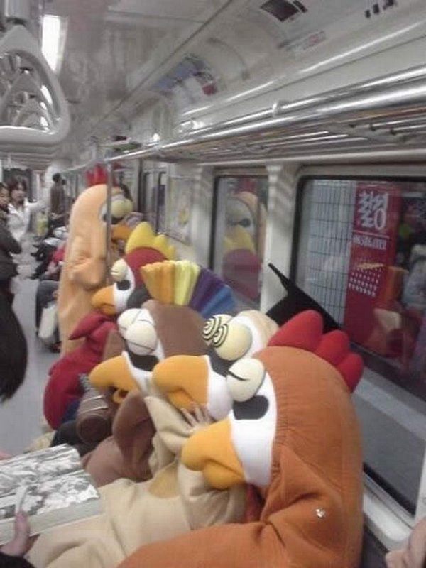 weirdest people in the subway 20 20 Weirdest People On The Subway