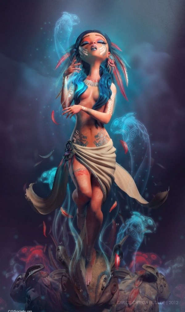 the weeping woman 01 3D Art: Caricatures Appear to be Alive by Carlos Ortega Elizalde