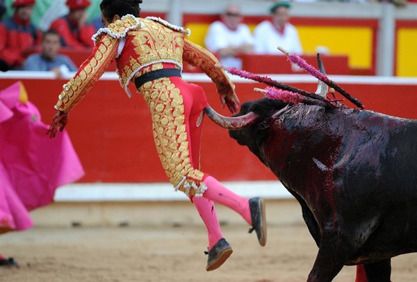 Dramatic Moments When Matadors Get Gored by a Bull