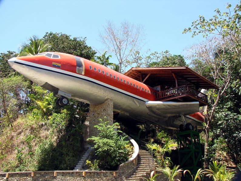 Amazing Airplane Hotel Room Conversion In Costa Rica